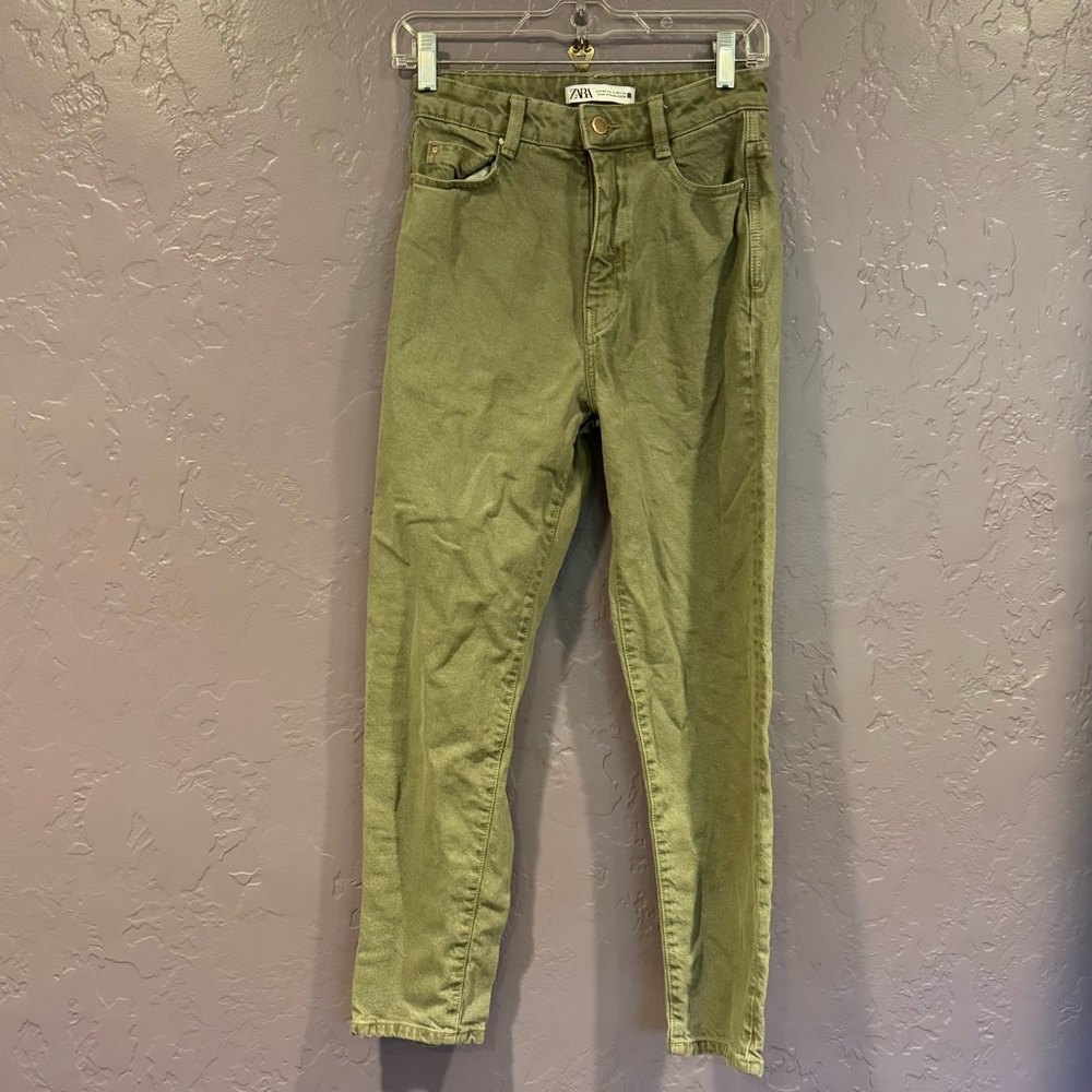 Zara Women's Green Denim - 2